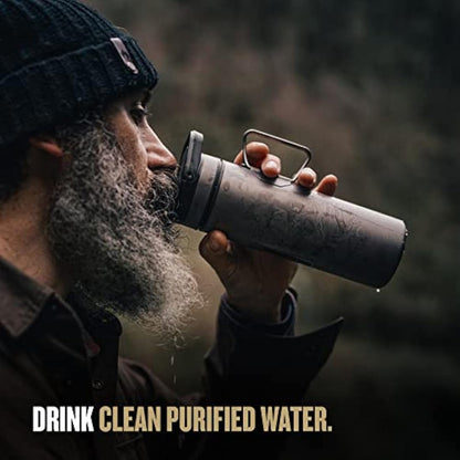 GRAYL UltraPress Titanium Water Purifier - Covert Black