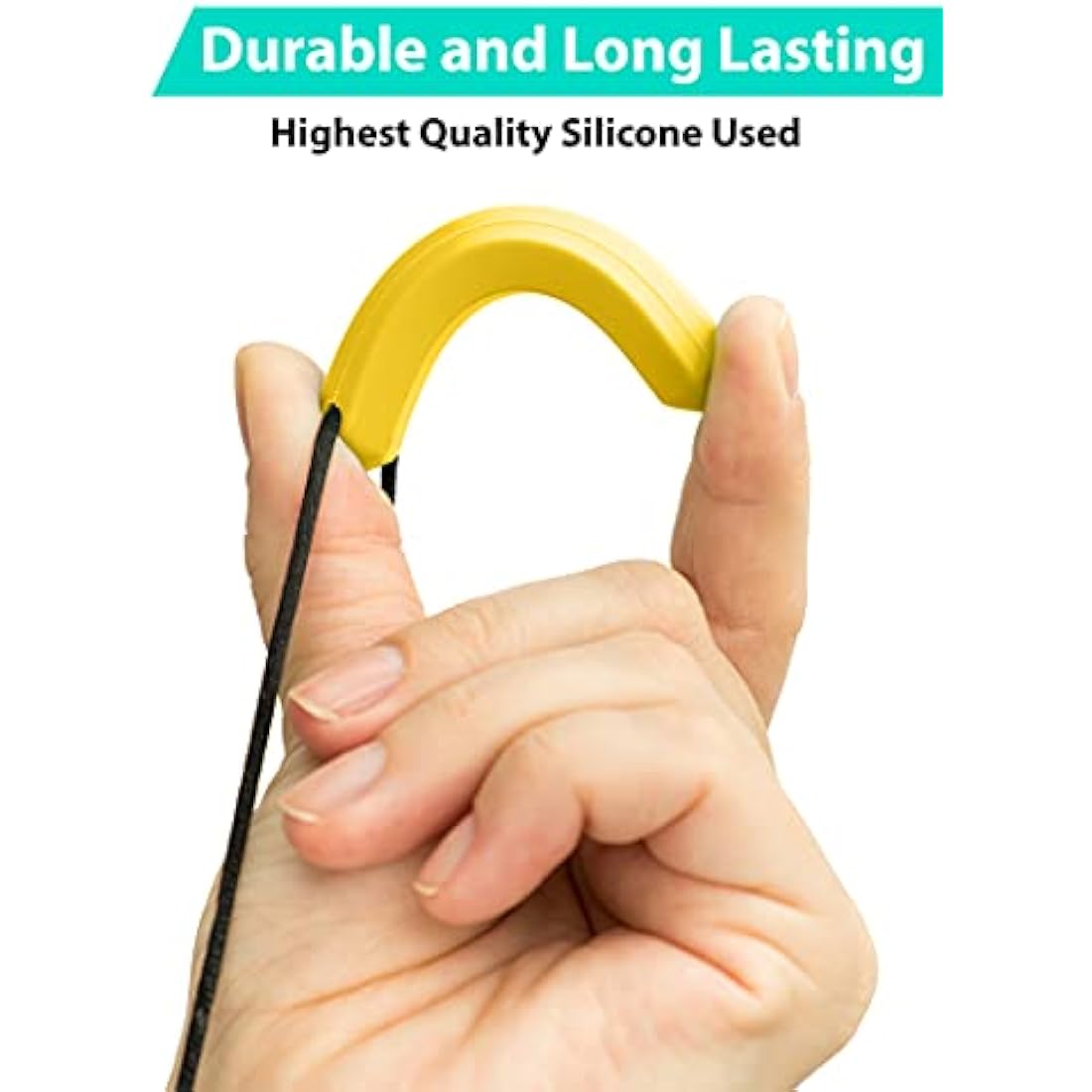 Tilcare Chew Chew Sensory Necklace – Best for Kids or Adults That Like Biting or Have Autism – Perfectly Textured Silicone Chewy Toys - Chewing Pendant for Boys & Girls - Chew Necklaces