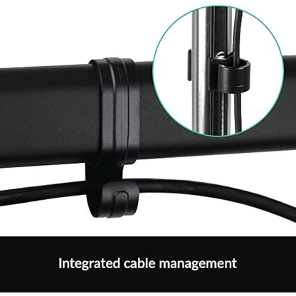 ARCTIC Z2 (Gen 3) - Double Monitor Arm, Monitor stand for up to 34"/35" Ultrawide, up to 15 kg (33 lbs) per Arm, USB Hub, Easy Monitor Adjustment, Flexible - Matt black
