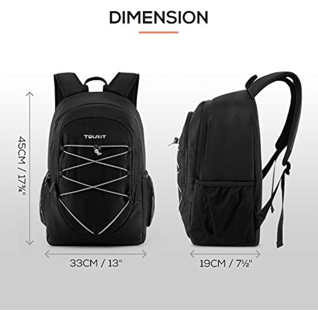 TOURIT Insulated Backpack Cooler Leakproof Lightweight Cooler Backpack for Lunches Picnics Hiking Beach Park or Day Trips 28 Cans