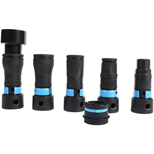 Cen-Tec Systems Quick Click 95237 32mm Vacuum Cleaner Power Tool/Sander Dust Extraction Adaptor Set (19-58mm) Compatible with DeWalt, Milwaukee, Festool, Fein, Hitachi, Einhell and Others