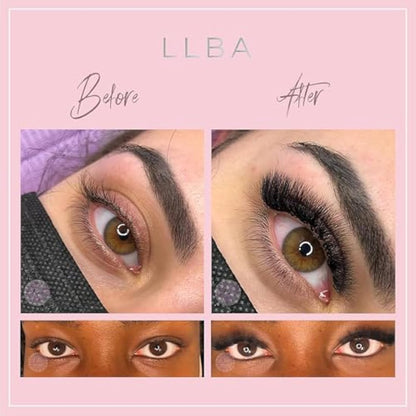 LLBA Promade Mix 750 Fans | Handmade Volume Eyelashes | Multi Selections From 5D To 12D | C CC D Curl | Thickness 0.03~0.1 mm | 9-18mm Length | Long Lasting | Easy Application 5D-0.07 D 11-12-13mm