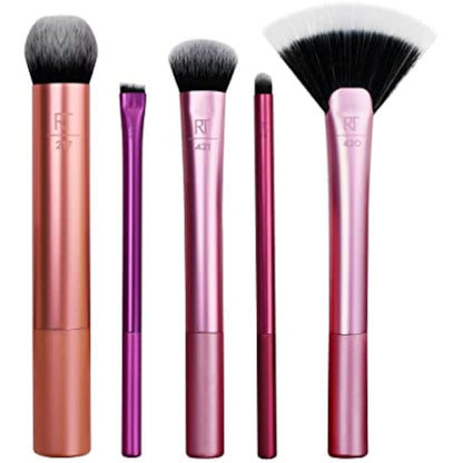 Real Techniques Artist Essentials Complete Face Makeup Brush Set for Makeup Artist Inspired Looks