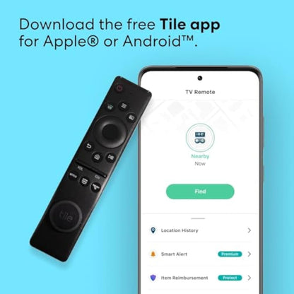 Tile Sticker (2022) Bluetooth Item Finder, 1 Pack, 45m finding range, works with Alexa and Google Home, iOS and Android Compatible, Find your Keys, Remotes & More, Black