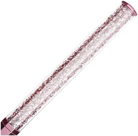 Swarovski Crystalline Ballpoint Pen, Pink Lacquered Barrel with Eight Crystal Facets and More Than 400 Clear Crystals, from the Crystalline Collection