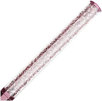 Swarovski Crystalline Ballpoint Pen, Pink Lacquered Barrel with Eight Crystal Facets and More Than 400 Clear Crystals, from the Crystalline Collection