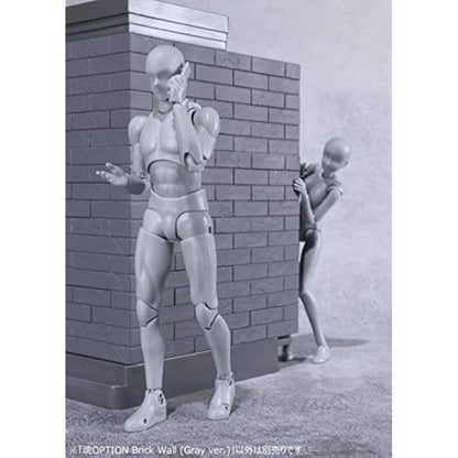 Sconosciuto Bandai Netaddiction Model Kit - Tamashii Option Brick Wall Grey Version - Accessories