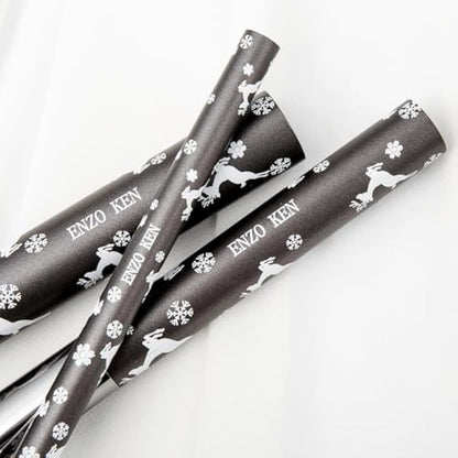 ENZO KEN Goat Hair Makeup Brush Set Professional, Natural Hair Makeup Brushes Set Professional, Natural Bristle Make up Brushes, Snowflake Cosmetic Brush.