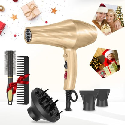 Jooayou Hair Dryer, 3000W Fast Drying Ionic Hairdryer for Women Men, Salon Professional Blow Dryer with Diffuser for Curly and Straight Hair