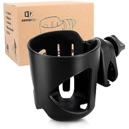 Stroller Cup Holder, Universal Drink Holder for Bikes, Trolleys or Walkers, Fits Most Cups
