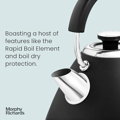 Morphy Richards 100131 Venture Pyramid Kettle Black