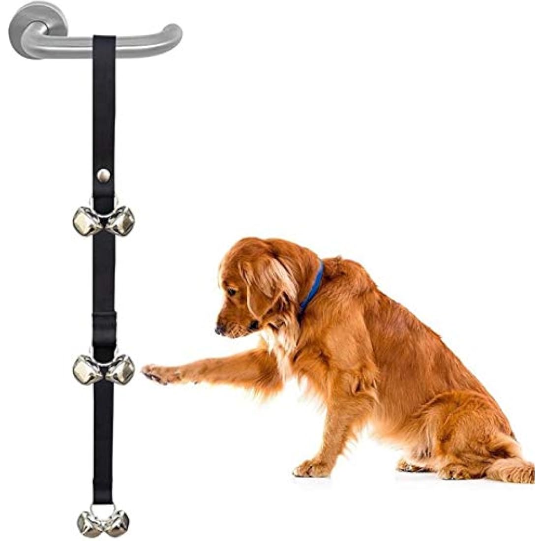 ADOGO® Dog Puppy Potty Training DoorBells - Length Adjustable Dog House Toilet Training Bells