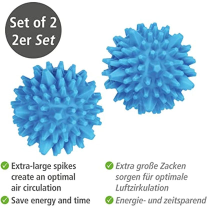 WENKO Dryer Balls, Blue, Diameter 7 cm