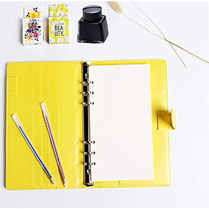ZKSM Planner Refill Paper 5mm Squared Ruled Inserts Paper with A5 6 Holes 135 Sheets/270 Pages Binder Grid Notepaper for Filofax Bullet Journals Diary, 8.26x5.59 Inch (Dotted)