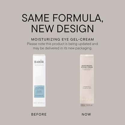 BABOR SKINOVAGE Moisturizing Eye Gel-Cream for Dry Skin, Moisturizing Eye Cream, Eye Care with Anti-Age Effect, Vegan Formula, 15 ml