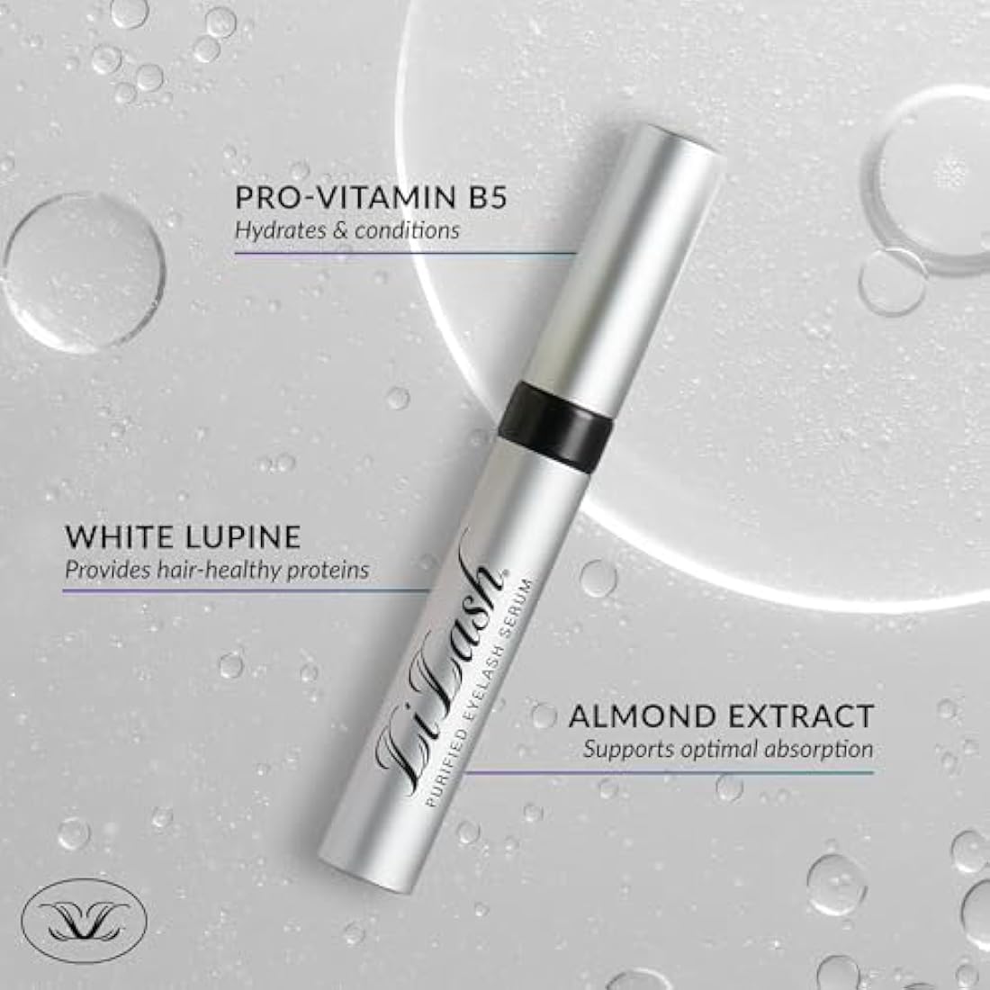 LiLash XL Eyelash Serum to Grow Longer & Fuller-Looking Lashes - Eyelash Growth Enhancer, Safe for Use with Contacts, Lash Extensions, Sensitive Eyes - Vegan & Cruelty-free (4mL, 6-Month Supply)