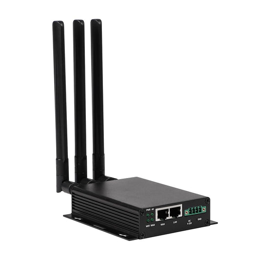 GL-X300B (Collie) 4G LTE VPN Industrial Wireless Gateway, External Full-Band 4G Antennas, Hardware Watchdog, at Command, DNS Encryption, 2.4GHz ONLY