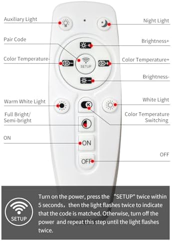 Mikeru 40+60+80CM 100W Modern Circular LED Pendant with Remote Control, 7600LM 10%-100% Dimmable Three Layers Pendant Lights 3000k/4500k/6000k for Kitchen Island, Living Room(Without Batteries)