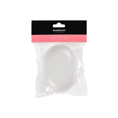 Manicare Travel Soap Case, Portable Soap Box, Frosted Plastic Container To Keep Soap Clean, Bathroom And Travel, Waterproof Soap Dish With Lid