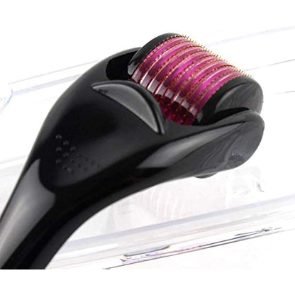 AUFGELD AG540 Titanium Microneedle 540 Needles 3.0mm Derma Roller Skin Care for Face Facial Wrinkles Hair Loss Stretch Marks Hair Regrowth Micro Needles Professional Microneedling Derma Needling Kit