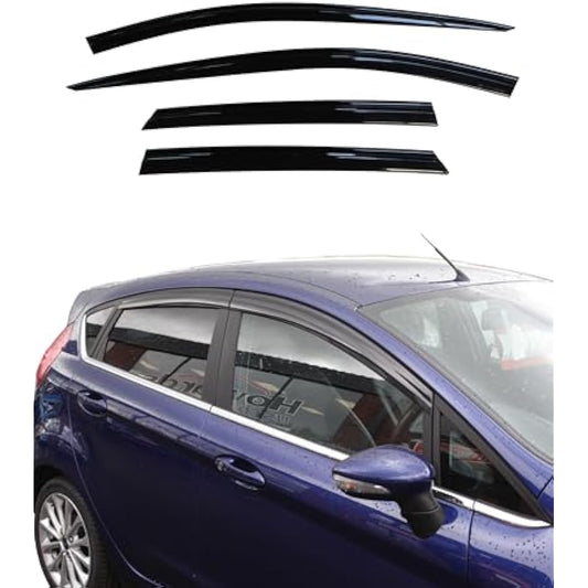 AUTO CLOVER Wind Deflectors Set for Ford Fiesta MK7 2009-2017 5 Door Hatchback (4 pieces)