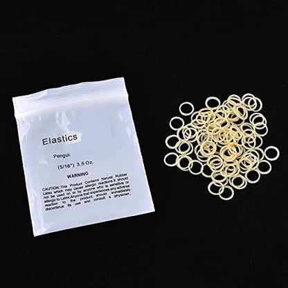Pack of 5 Rubber Bands Latex Elastics 5/16 Inch 3.5 oz Orthodontic Orthodontic Latex Elastics