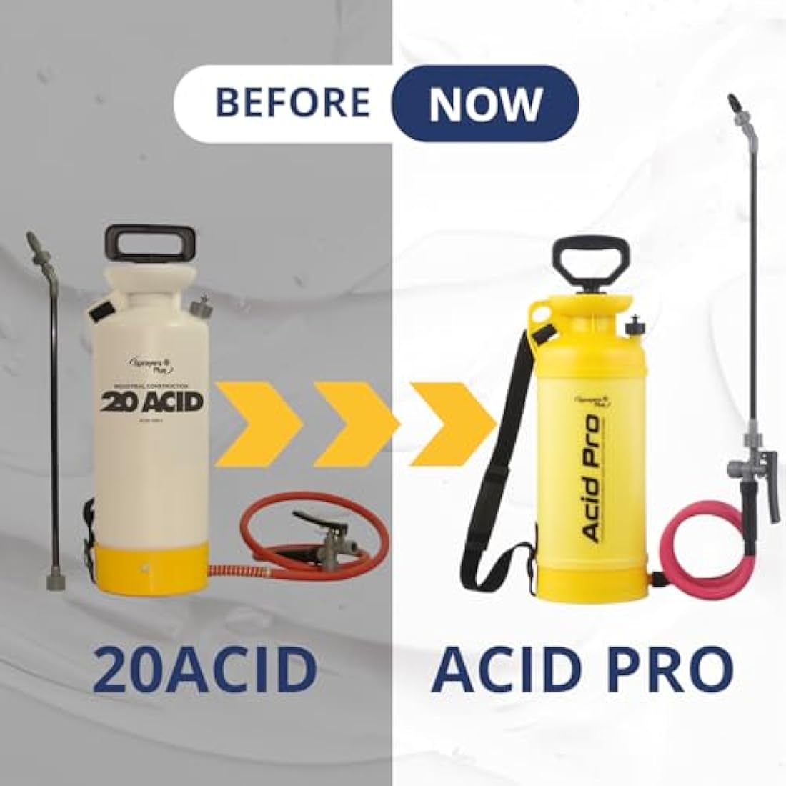 Sprayers Plus Acid Pro Compression Sprayer, Acid Resistsant, Leak-Free, 2-Gallon