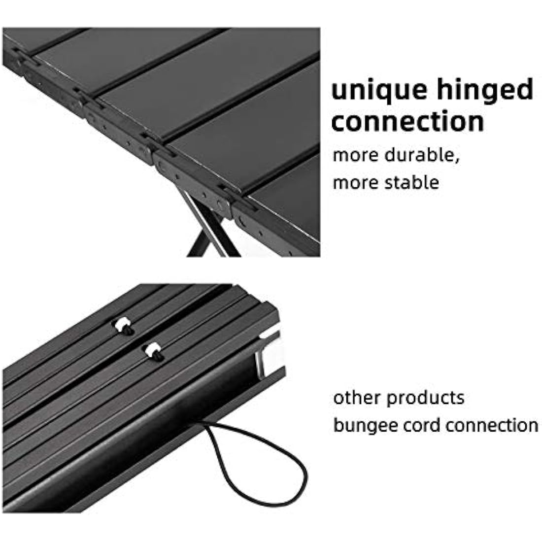 ROCK CLOUD Portable Camping Table Ultralight Aluminum Folding Beach Table Camp for Camping Hiking Backpacking Outdoor Picnic