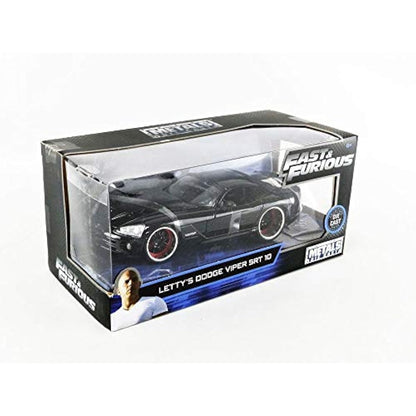 Jada 1:24 Letty's Dodge Viper SRT-10 - Black