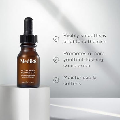 Medik8 Intelligent Retinol 6TR - Supercharged Vitamin A Serum - Discover Visibly Youthful, Smooth & Bright Skin -15ml