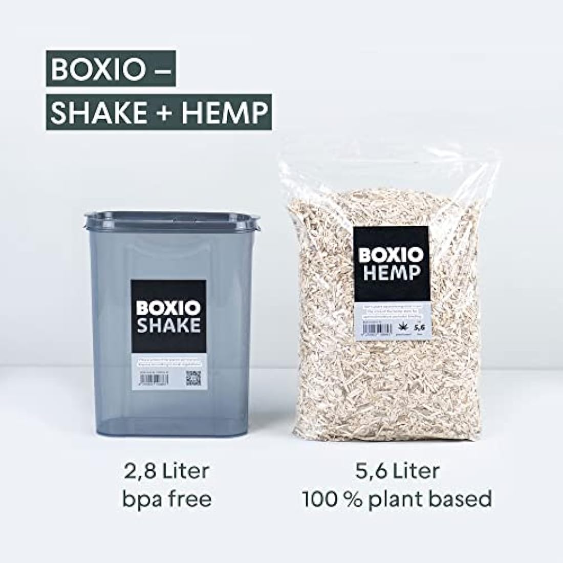 BOXIO Toilet UP: Booster Seat for Separating Toilet - Includes Hemp Litter and Practical Shaker - 15.7" x 11.8" x 4.7"