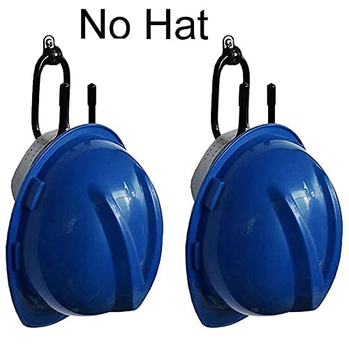AUXPhome Hard Hat Rack Hard Hat Holder Storage Hanger Hard Hat Wall Mount Hard Hat Organizer Hard Hat Display - No Hard Hat -2/PK - Screws Included