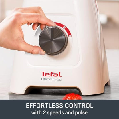 Tefal BL420140 Blendforce II Blender with Plastic Jug, 600 W, 2 liters, White