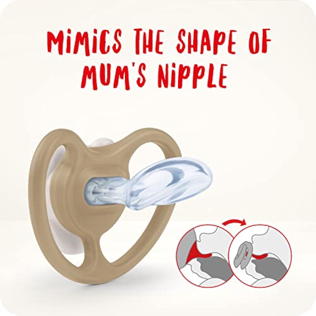 NUK Space Baby Dummy | 6-18 Months | Soothers with Extra Ventilation | BPA-Free Silicone | Mickey & Minnie Mouse | 2 Count
