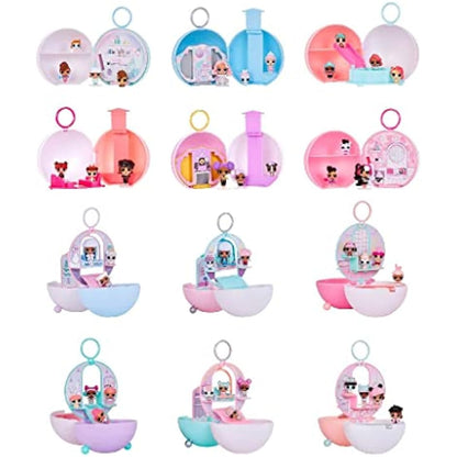 LOL Surprise OMG Mini Family Collection - RANDOM ASSORTMENT - Miniature Replica Doll with Lil Sis, Pet, & Signature Fashion - Reusable Packaging Playset - For Kids & Collectors Ages 4+