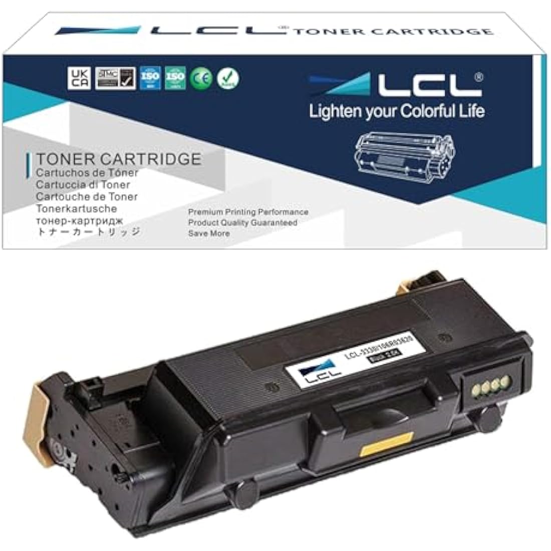 LCL 106R03620 2600PAGES Toner Cartridge Replacement for Xerox 106R03620 for Xerox WorkCentre 3335 WorkCentre 3345 Phaser 3330 (1 Black)