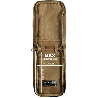Rite In The Rain Pocket Notebook Cover Brown Heavey Duty Cordura Fabric Rugged Zip closure 4 pen Pockets fits 4 Inchx 6 Inchnotebook R 146, 946, 946T & 746