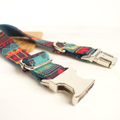 Alloy buckle pet dog ring