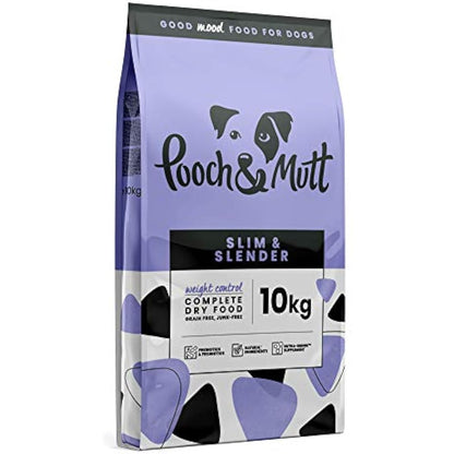 Pooch & Mutt - Slim & Slender, Complete Grain Free Dry Dog Food, Chicken and Sweet Potato, 10kg