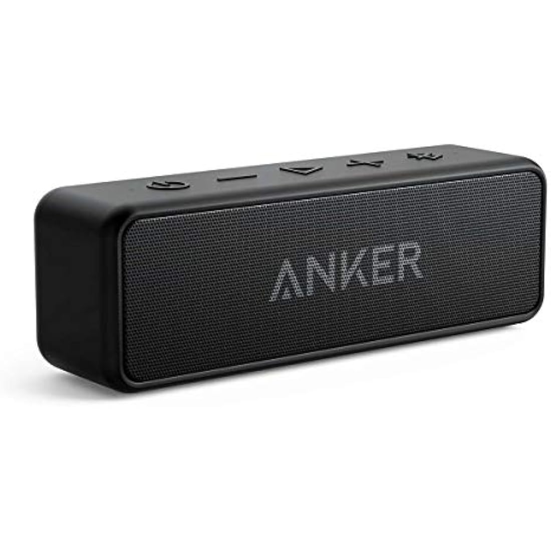 Anker Soundcore 2 Portable Bluetooth Speaker with 12W Stereo Sound, BassUp, IPX7 Waterproof, 24-Hour Playtime, Wireless Stereo Pairing, Speaker for Home, Outdoors, Travel