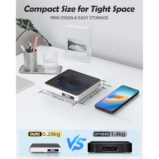 DVD Player Arafuna, DVD Player for TV, Multi Region DVD Player, DVD/CD Player HDMI 1080P with AV output, USB/TF Card input, remote control, AV cable, Support PAL/NTSC