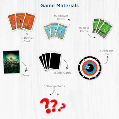 Thames & Kosmos EXIT: The House of Riddles | Escape Room Game | 2/5 Difficulty | Strategy Puzzle Board Game | 1-4 Players | Ages 10+ | Fun for Adults & Kids