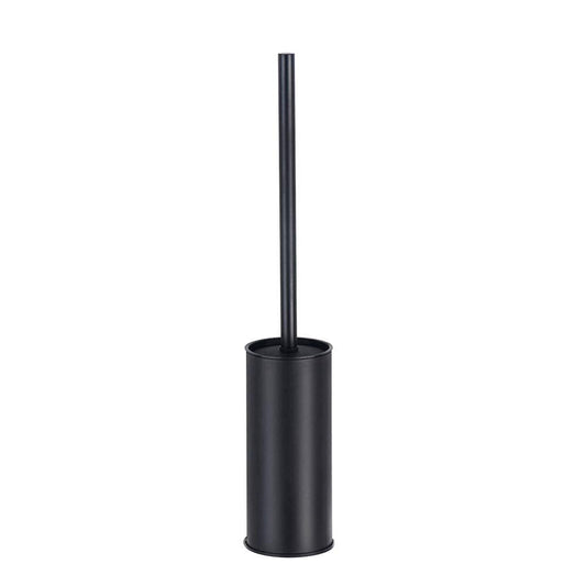 Stainless Steel 304 Rubber Painted Black Toilet Brush Cleaning Tool Holder with Toilet Brush