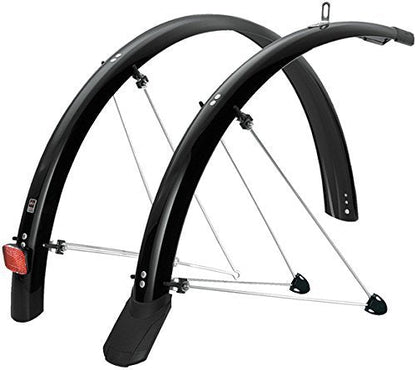 SKS Unisex Chromoplastics Set Mudguard, Black, 55mm 26 UK