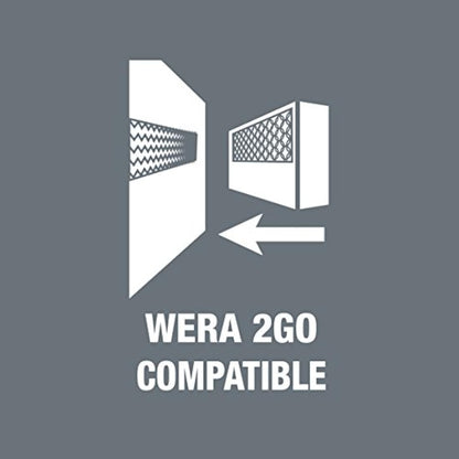 Wera Compact Tool Set "Kraftform 20" with Pouch, SL/PH/PZ, 7 Pieces, Silver