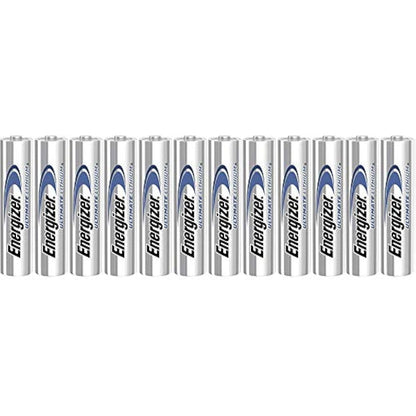 Energizer Ultimate Lithium Disposable Batteries (Pack of 12)