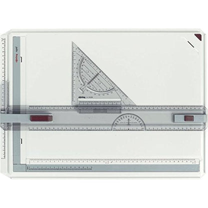 rOtring Rapid Drawing Board | A3 Size Drawing Table | Multifunction with Adjustable Ruler/Guidelines, Protractor and More