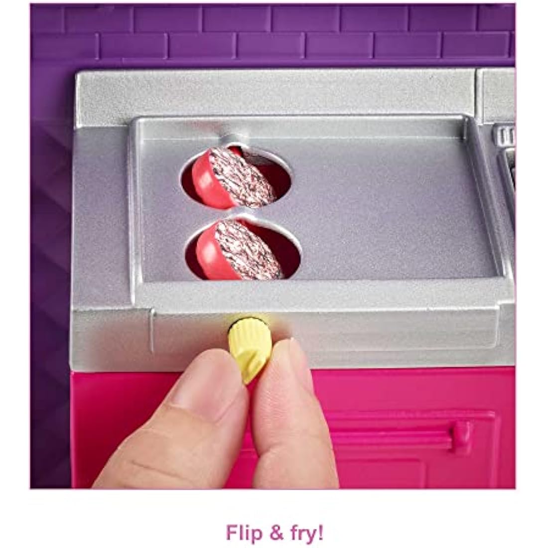 Barbie Fresh 'n' Fun Food Truck, with 30+ Realistic Play Pieces: Menu Board, Pots, Utensils, Serving Trays, Plate; For Ages 3 Years Old & Up, GMW07