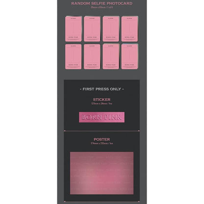 YG WORKS BLACKPINK 2nd ALBUM - BORN PINK [PINK Ver.] _Package Box set (Referring to the bullet point), Medium