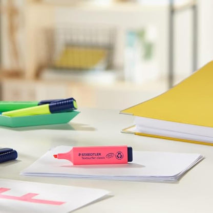 STAEDTLER 364-1 Textsurfer Classic Highlighter - Yellow (Box of 10)